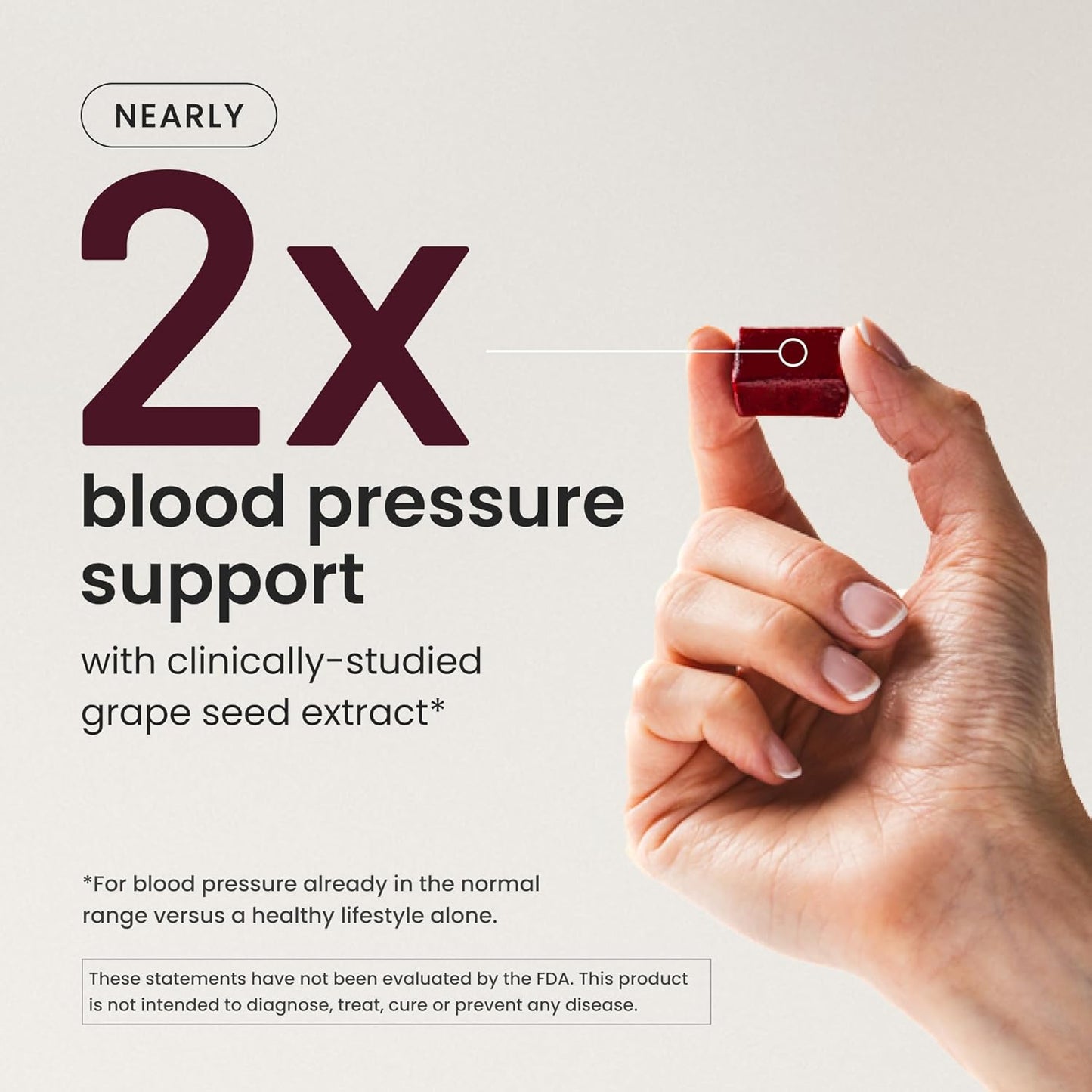 HumanN SuperBeets Heart Chews - Nitric Oxide & Blood Pressure Support with Grape Seed Extract