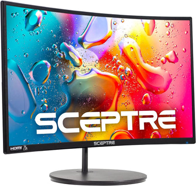 Sceptre Curved 24-inch Gaming Monitor - 1080p R1500 98% sRGB HDMI VGA Built-in Speakers