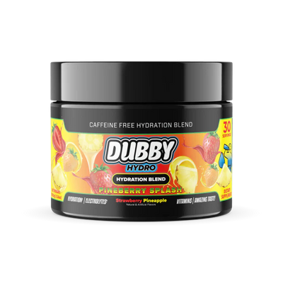 DUBBY Pineberry Splash Hydro - Caffeine-Free Hydration Drink Mix