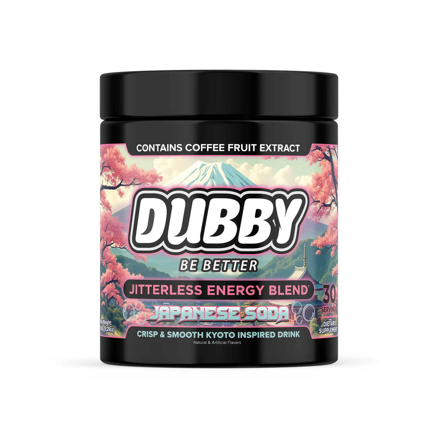 DUBBY Japanese Soda Flavor Energy Drink Mix - Premium Gaming Energy Formula