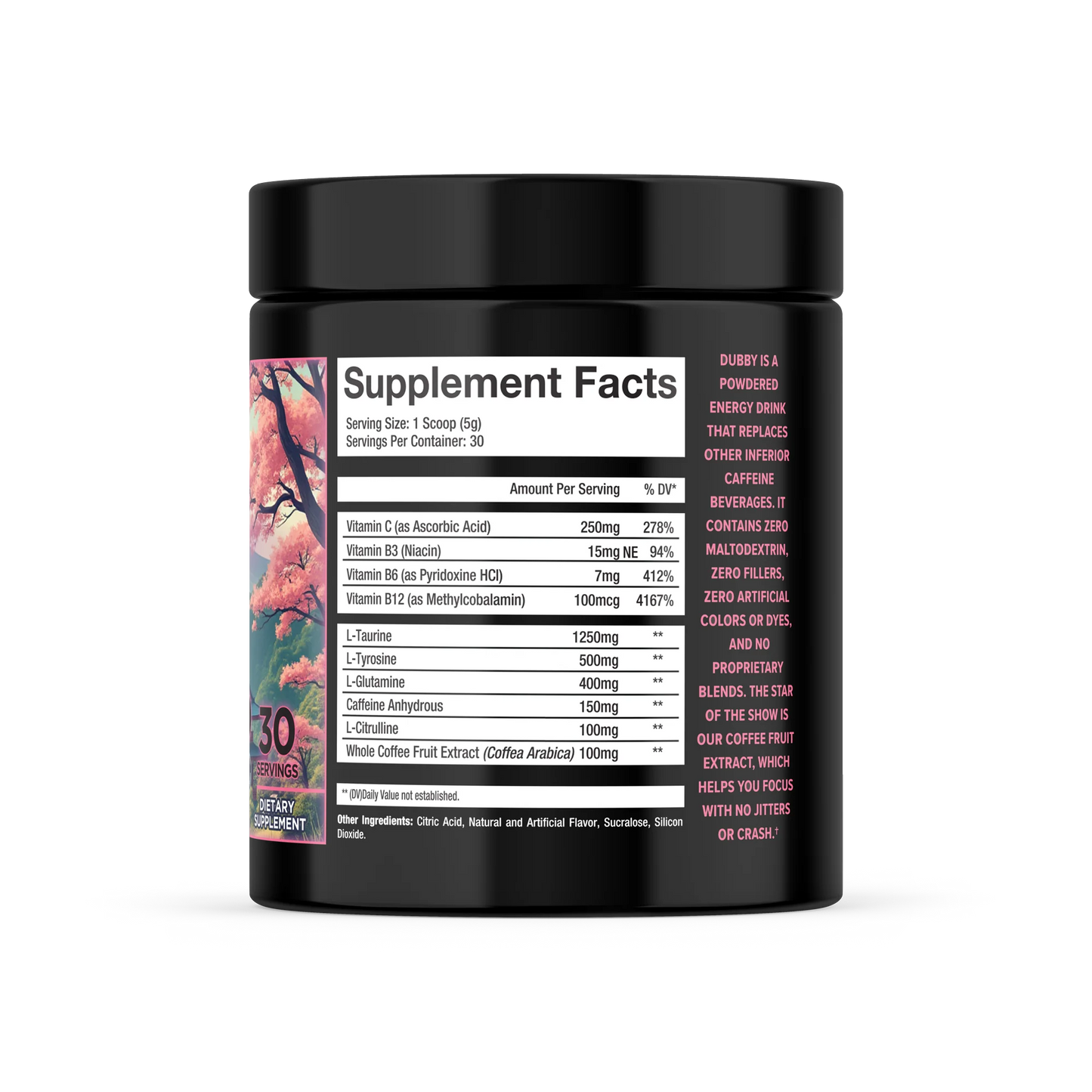DUBBY Japanese Soda Flavor Energy Drink Mix - Premium Gaming Energy Formula