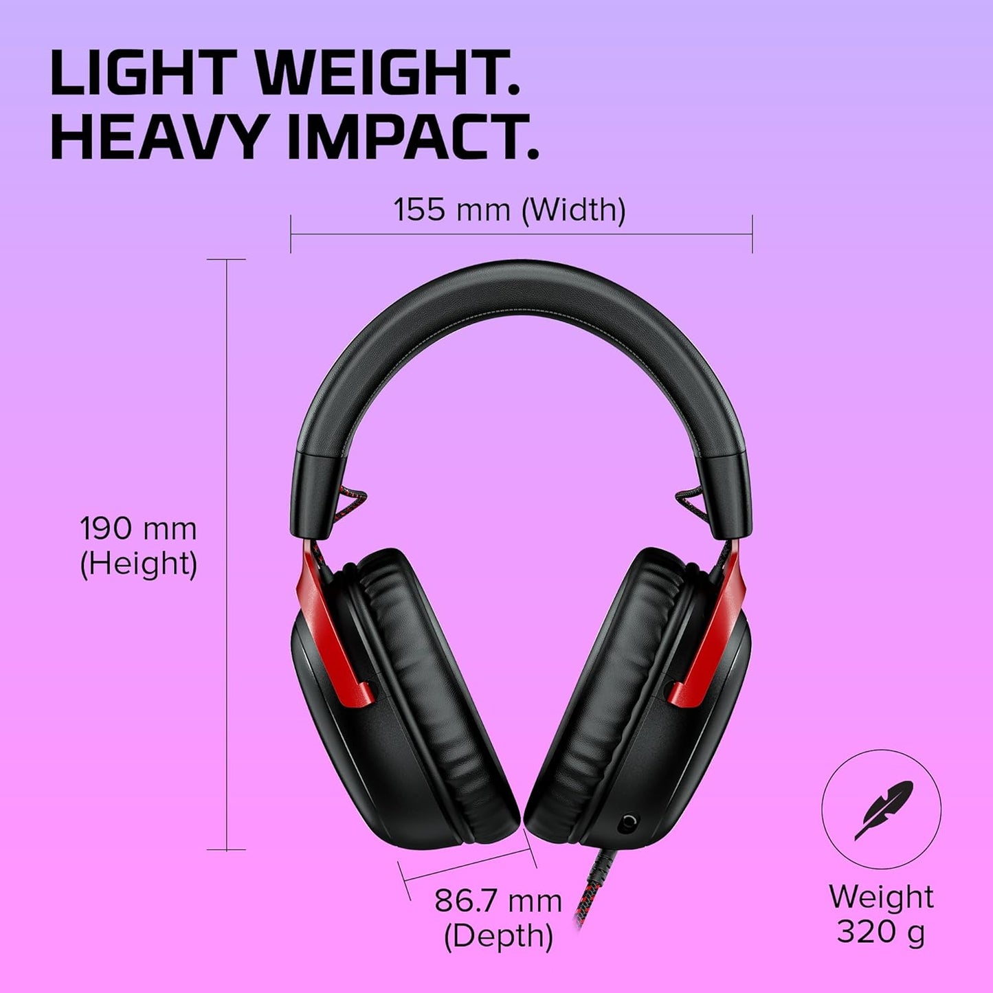 HyperX Cloud III Wired Gaming Headset - PC, PS5, Xbox Series X|S