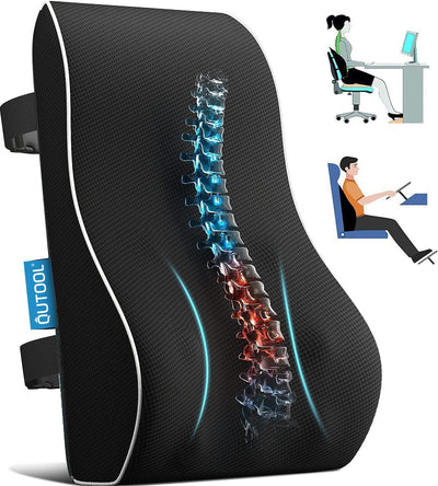 Lumbar Support Pillow for Office Chair - Back Pain Relief & Posture Improvement