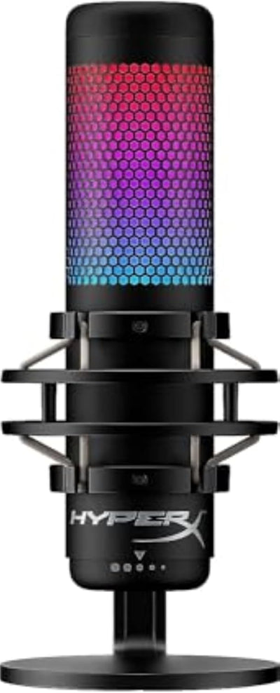 HyperX QuadCast S RGB USB Condenser Microphone - Gaming & Streaming