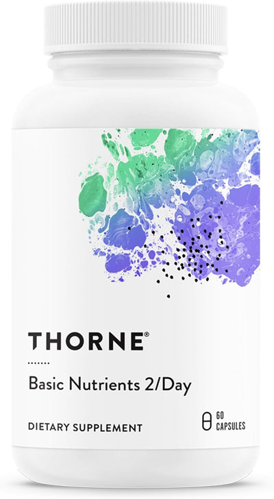 THORNE Basic Nutrients 2/Day - Comprehensive Daily Multivitamin with Optimal Bioavailability