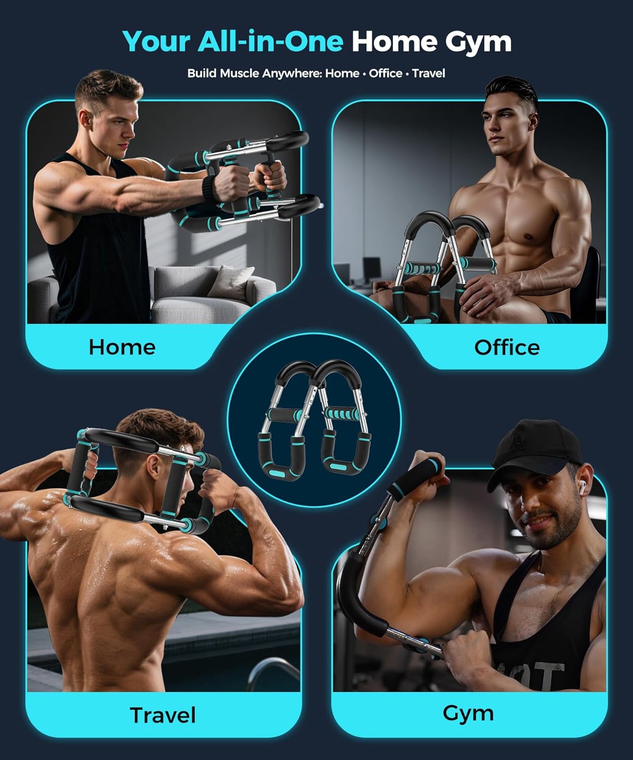 RENRUI Twister Arm Trainer - Forearm & Grip Strength Exercise Equipment