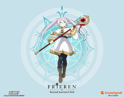 DUBBY Frieren Official License Collector Metal Bottle - 18oz Anime Water Bottle