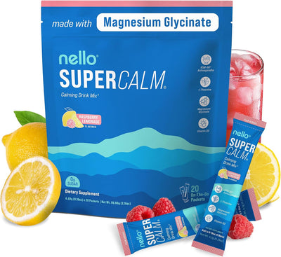 Nello Supercalm Powdered Drink Mix - Stress Relief & Relaxation Supplement