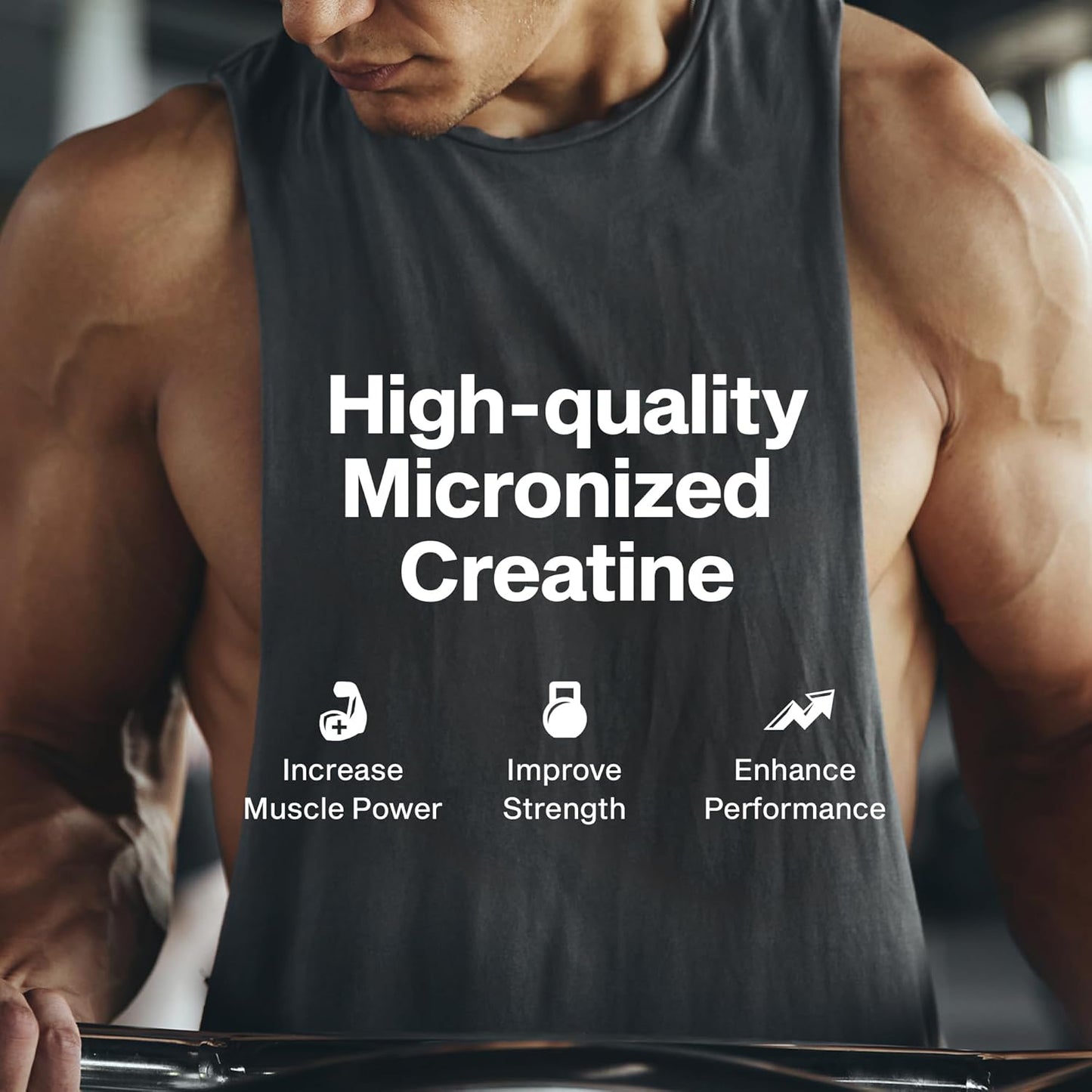Muscletech Creatine Monohydrate Powder - Platinum Pure Micronized Creatine for Muscle Growth