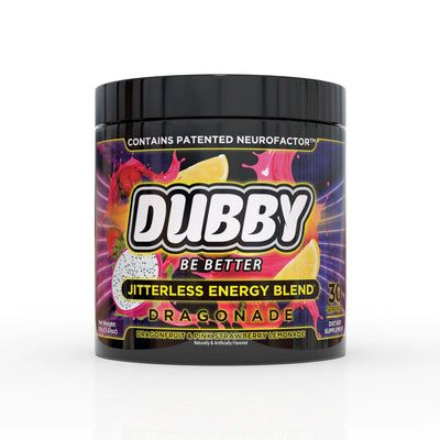DUBBY Dragonade Gamer Energy Drink Mix - 30 Servings Premium Gaming Formula
