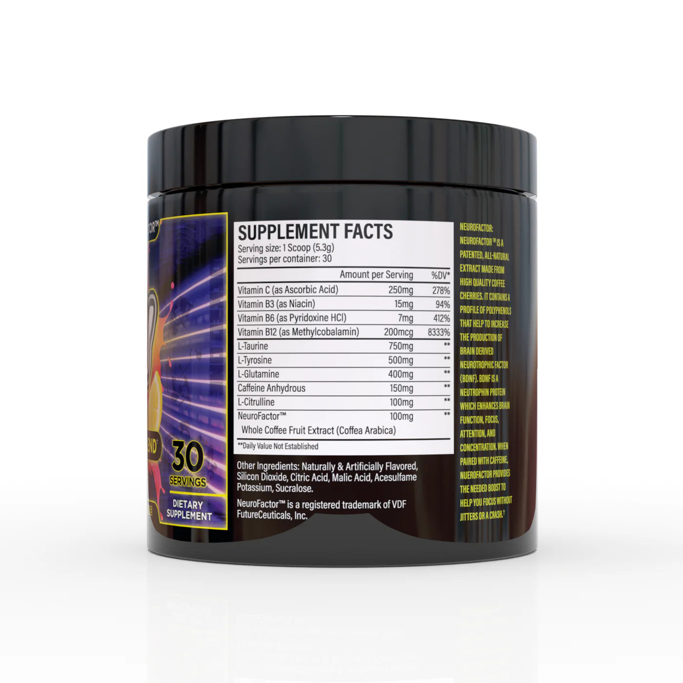 DUBBY Dragonade Gamer Energy Drink Mix - 30 Servings Premium Gaming Formula