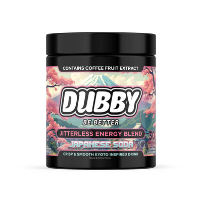 DUBBY Japanese Soda Flavor Energy Drink Mix - Premium Gaming Energy Formula