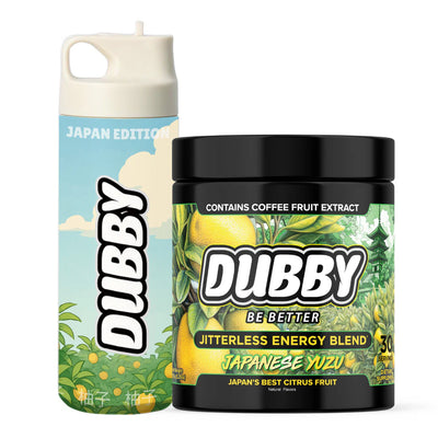 DUBBY Energy Drink Mix - Yuzu Orchard Japanese Bundle Gaming Energy Formula