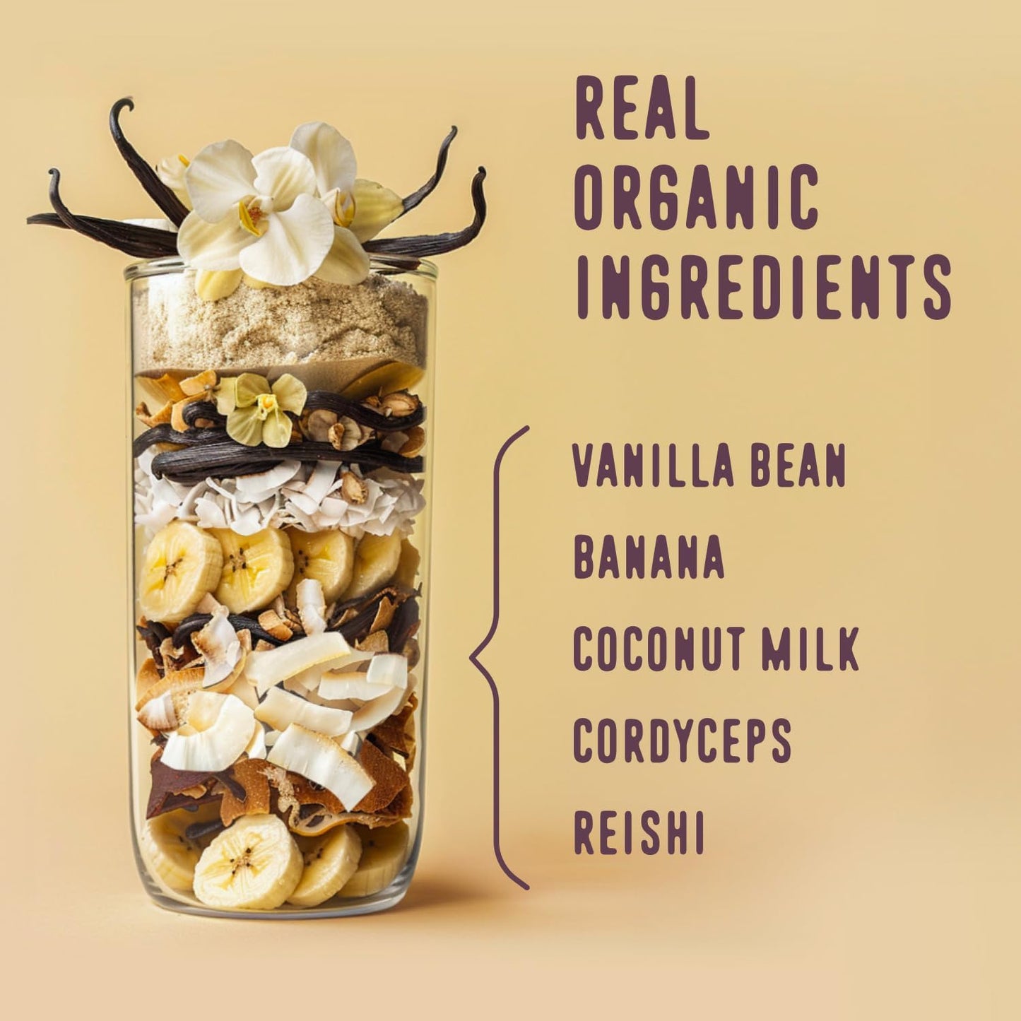 FlavCity Grass Fed Whey Protein Powder - Vanilla Smoothie with 25g Protein & 10g Collagen