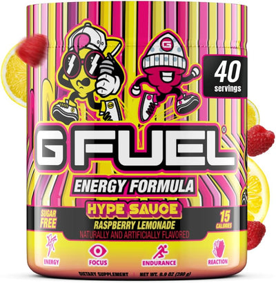 Premium Gaming Energy Drink Powder - Sugar Free Focus Formula with Caffeine & Amino Acids