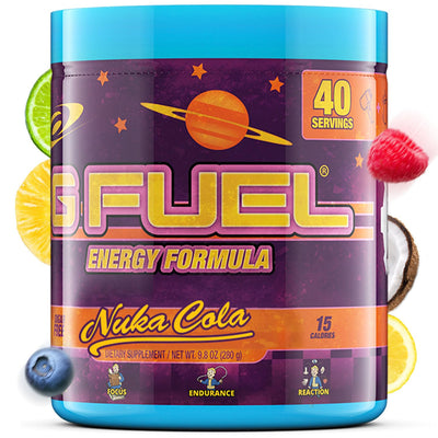 G Fuel Nuka Cola Energy Powder - Sugar Free Focus Supplement with Caffeine
