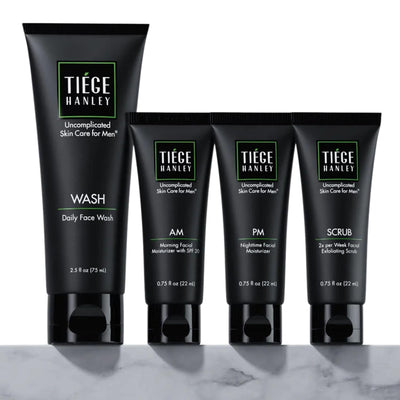 Tiege Hanley Men's Skincare Set - Essential Daily Routine System Level 1