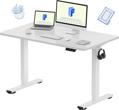 FLEXISPOT EN1 Standing Desk - Electric Height Adjustable 48x24 Inches