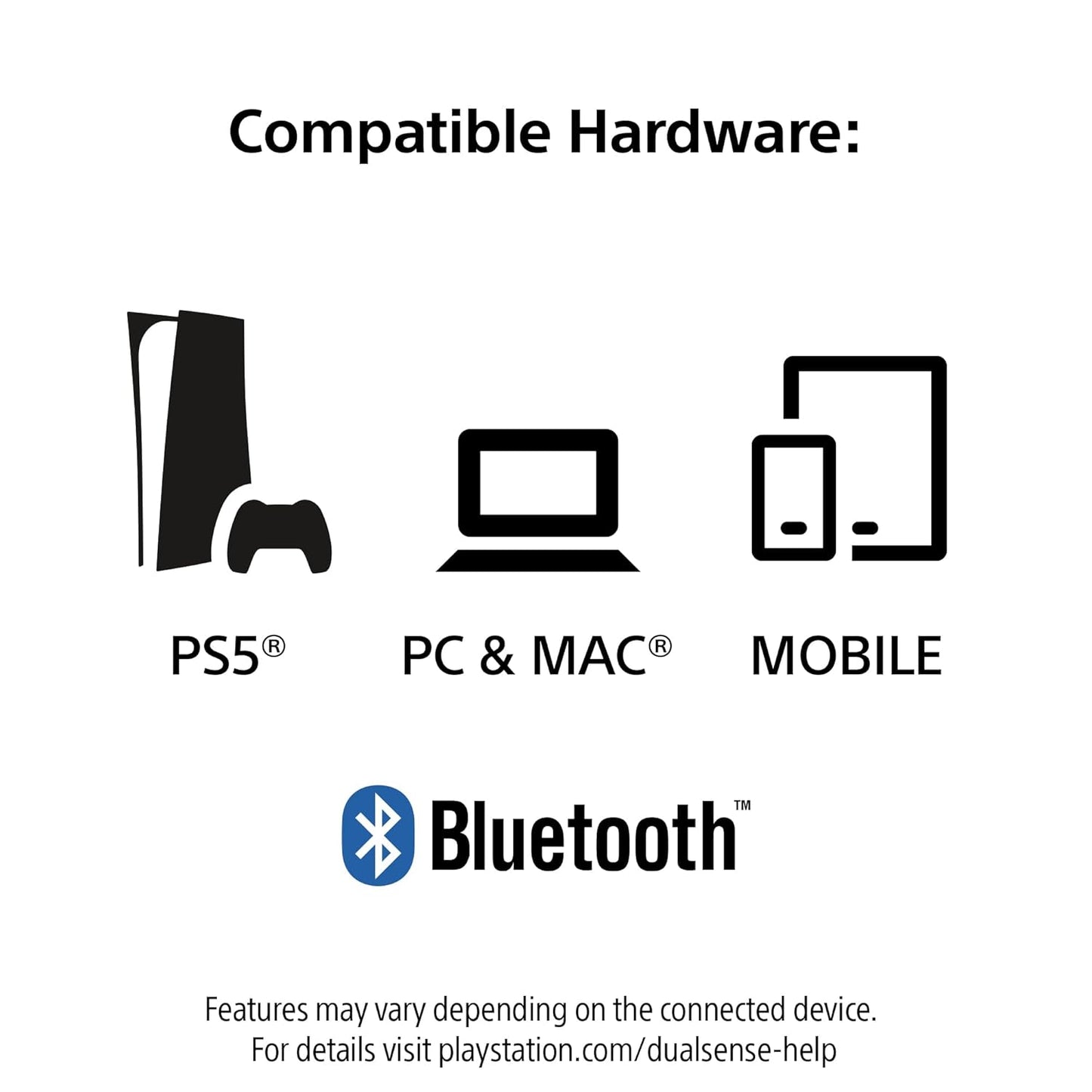 PlayStation DualSense Wireless Controller - Sterling Silver | Haptic Feedback & Adaptive Triggers