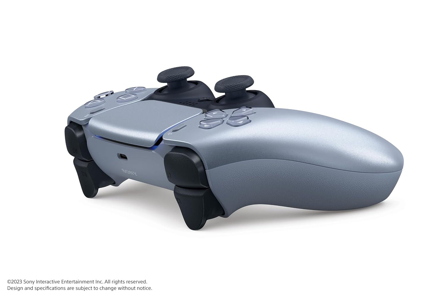 PlayStation DualSense Wireless Controller - Sterling Silver | Haptic Feedback & Adaptive Triggers
