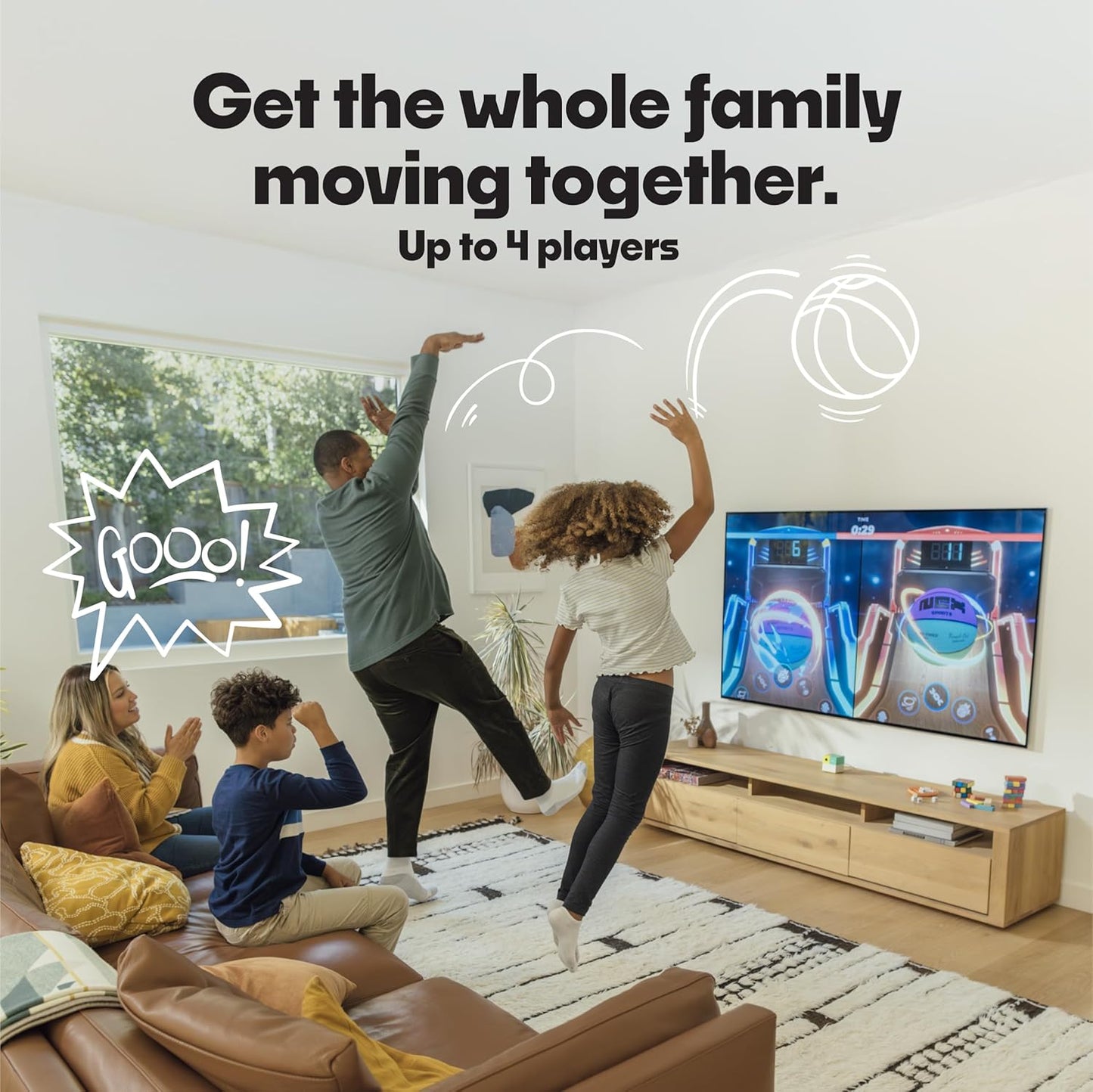 Nex Interactive Family Play System - Active Gaming for Kids & Adults | Indoor Physical Activity