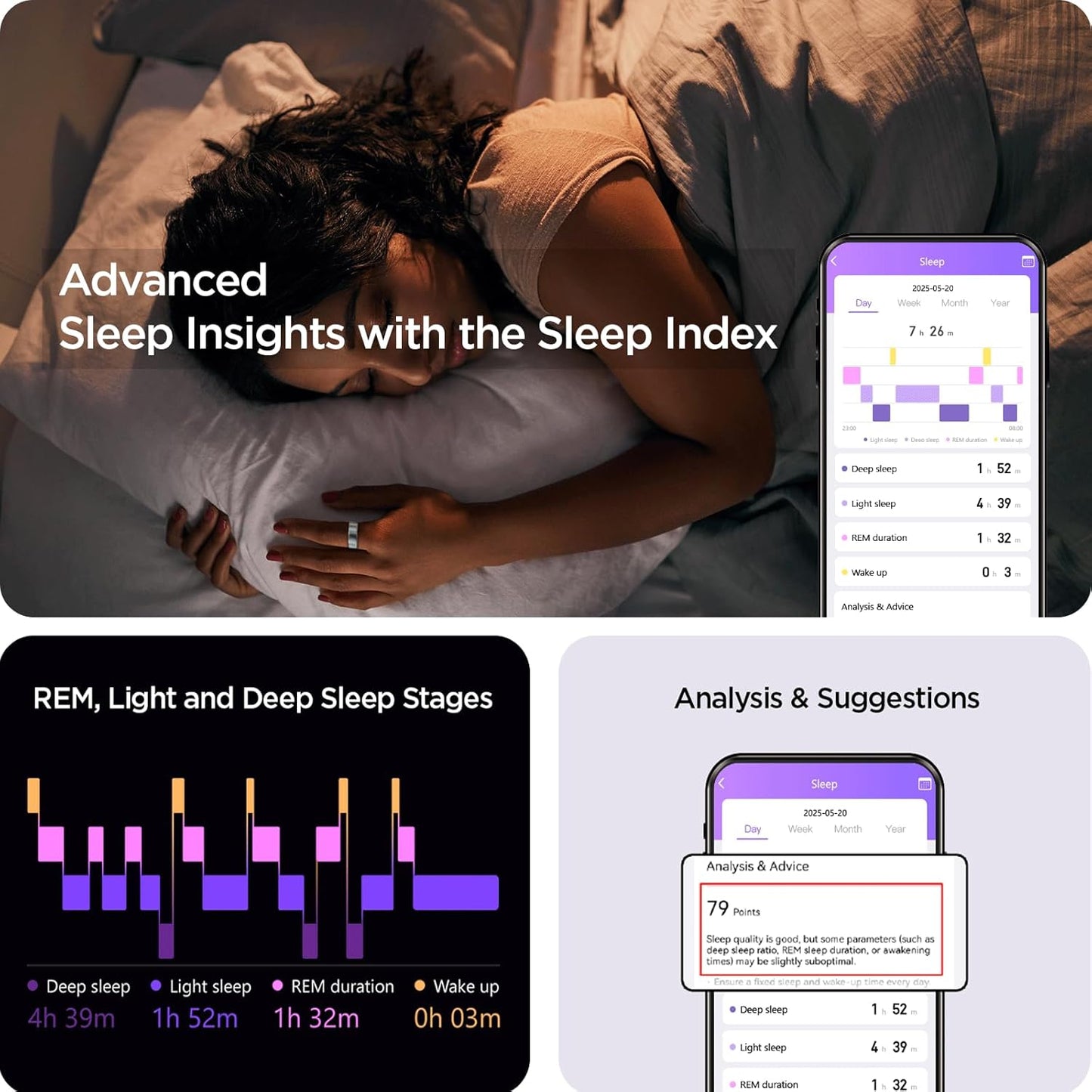 BENIO Ring Gen 2 Smart Ring - Advanced Health & Fitness Tracking Wearable