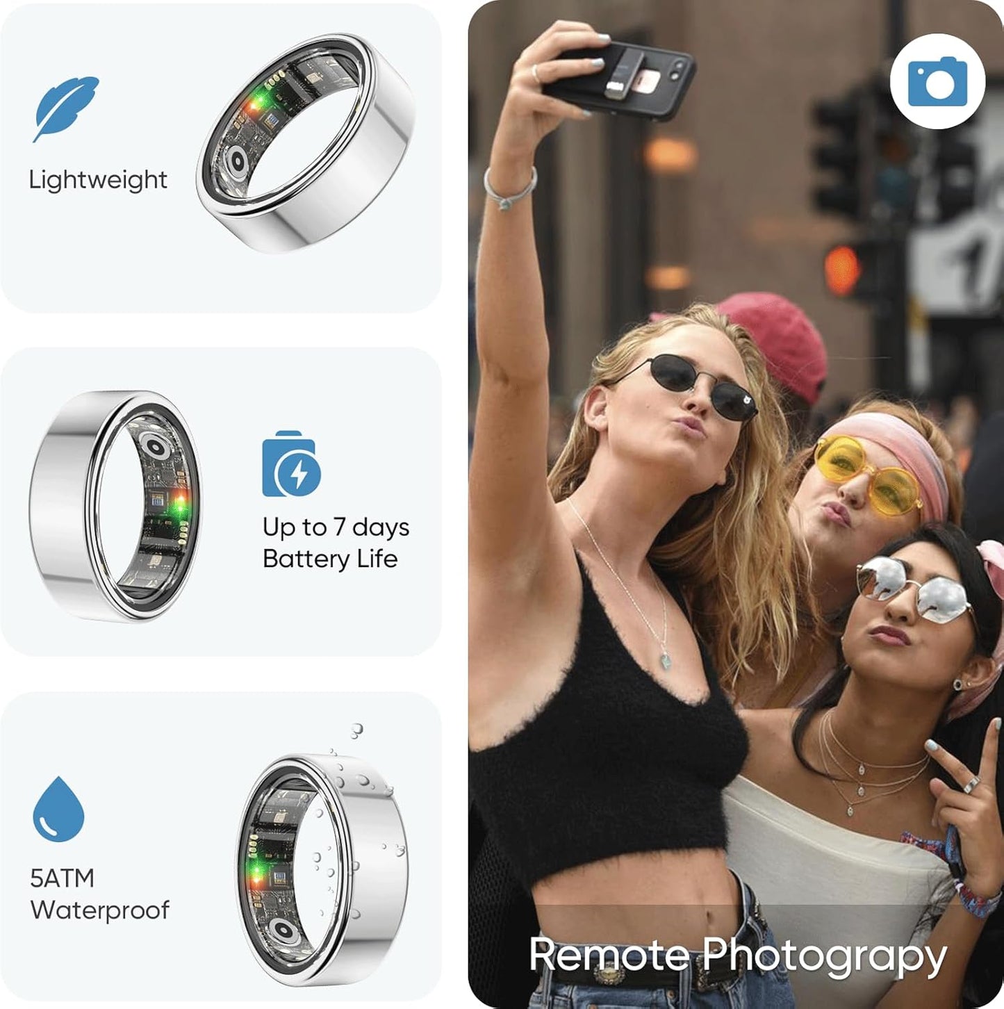 BENIO Ring Gen 2 Smart Ring - Advanced Health & Fitness Tracking Wearable
