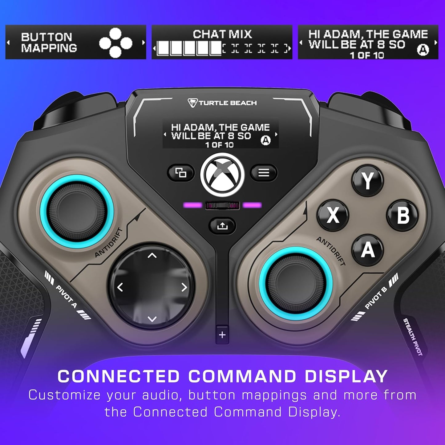 Turtle Beach Stealth Pivot Wireless Smart Game Controller - Officially Licensed for Windows PC