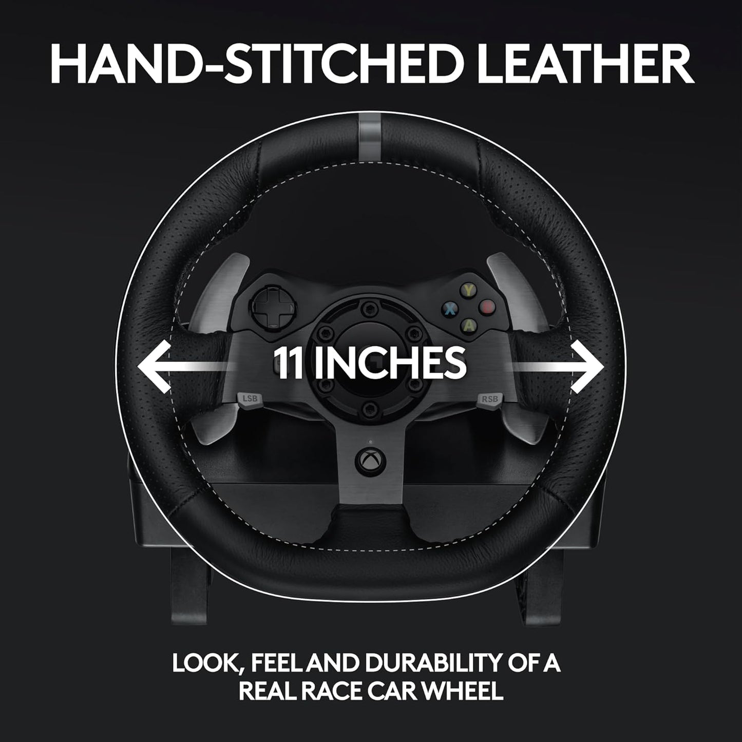 Logitech Professional Racing Wheel with Force Feedback - Stainless Steel Pedals & Leather Steering Cover