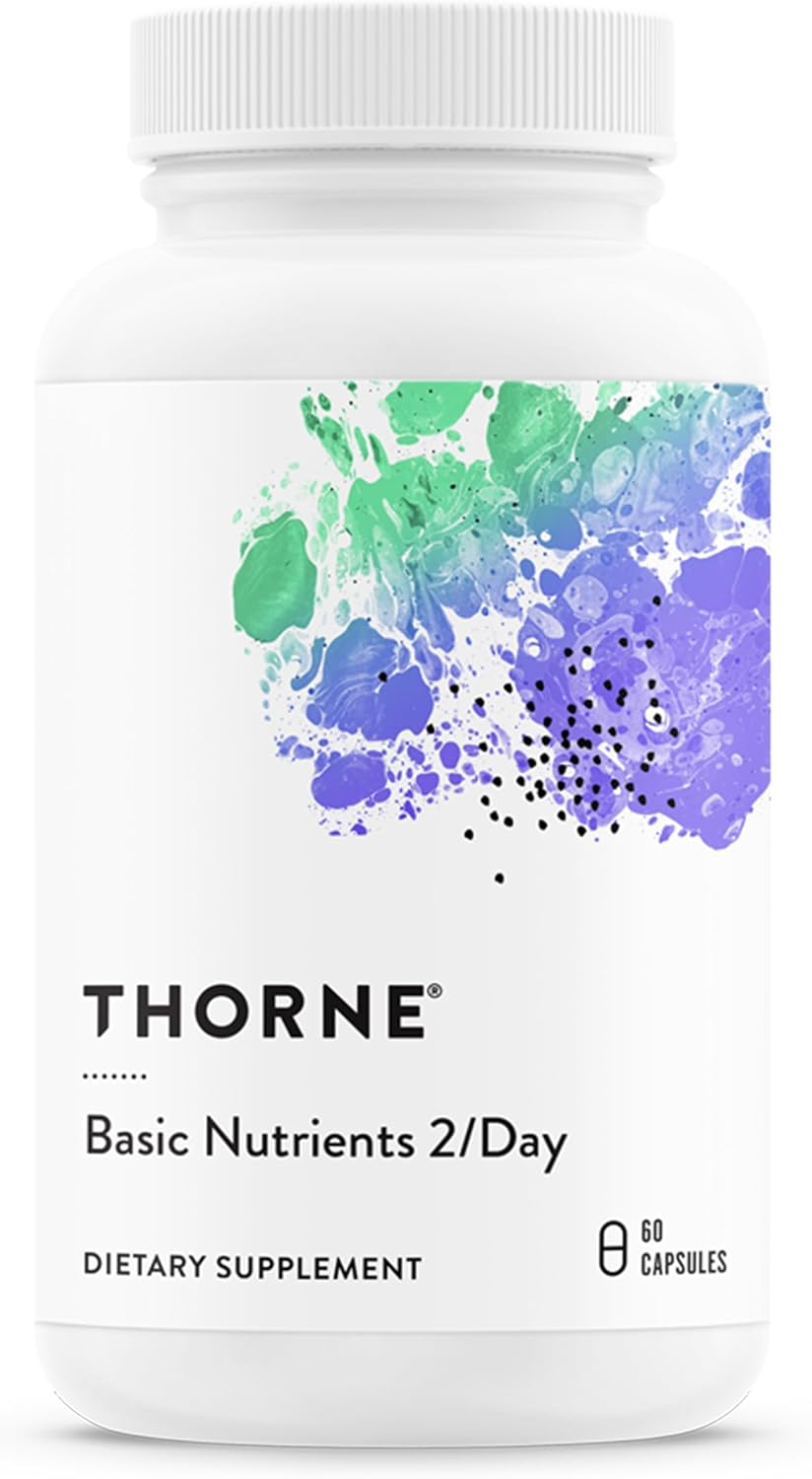 THORNE Basic Nutrients 2/Day - Comprehensive Daily Multivitamin with Optimal Bioavailability