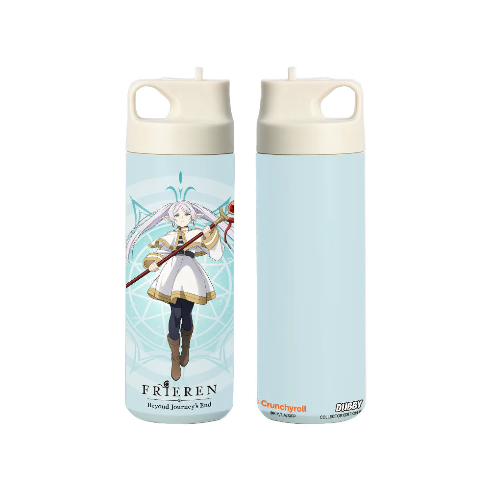 DUBBY Frieren Official License Collector Metal Bottle - 18oz Anime Water Bottle